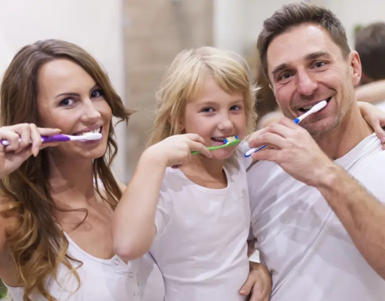 Brush teeth it s our habit