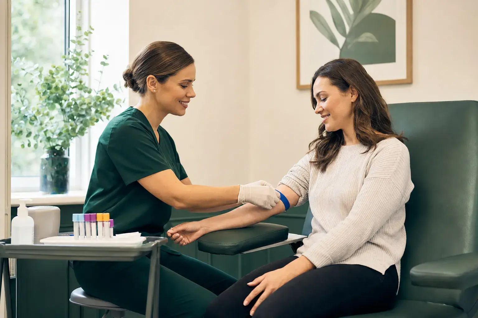 Modern professional clinical environment